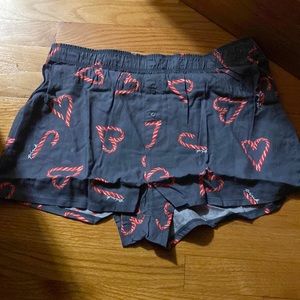 PINK
FLANNEL BOXY PAJAMA SHORTS size Large